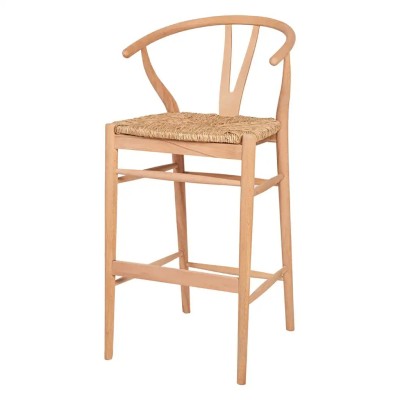 DANİSH HASIRLI BAR SANDALYESİ
