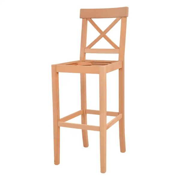 ÇAPRAZ DÖŞEMELİ BAR SANDALYESİ