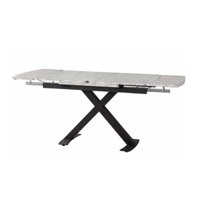 GLOKS AÇILIR BEYAZ MERMER MASA