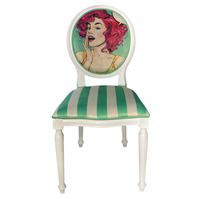 MADAM WITH 4 LATHE LEGS...