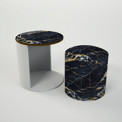 YUVARLAK PUFLU SEHPA PF-585