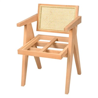 LEYDİ KOLLU HASIRLI SANDALYE