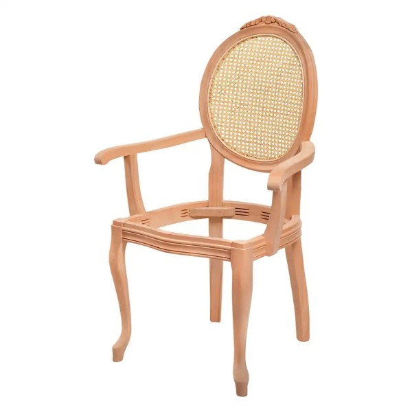 MADALYON TORNA OYMALI KOLLU HASIRLI SANDALYE